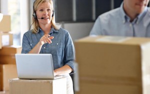 woman-oversees-shipping-of-package