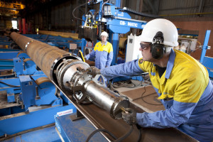 17/09/2012 Hartlepool - new machinery at TATA Steel Hartlepool